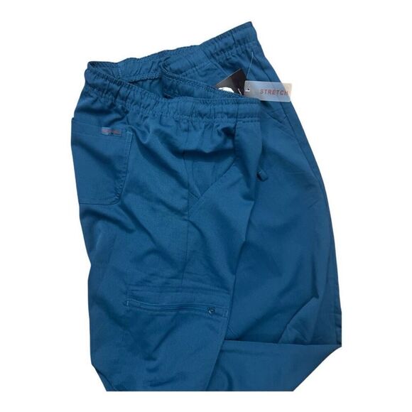 Marilyn Monroe by Medichic Women Green Scrub Bottoms Plus Size 2X Joggers - Picture 4 of 10